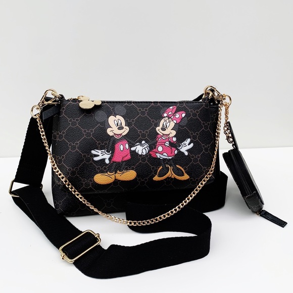 Disney Mickey & Minnie Mouse 3 Piece Crossbody - Picture 5 of 9
